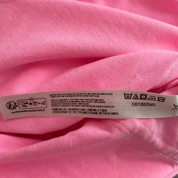 Free People Movement Hot Shot Tee Romper Pink Lemonade Size Medium - Picture 13 of 13